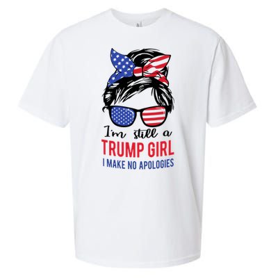 Still A Trump Girl Sueded Cloud Jersey T-Shirt