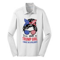 Still A Trump Girl Silk Touch Performance Long Sleeve Polo