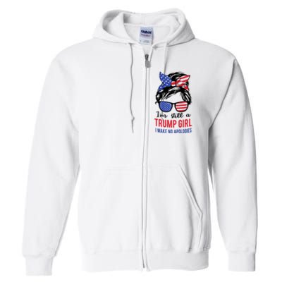 Still A Trump Girl Full Zip Hoodie