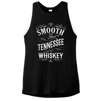 Smooth As Tennessee Whiskey Ladies PosiCharge Tri-Blend Wicking Tank