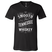 Smooth As Tennessee Whiskey V-Neck T-Shirt