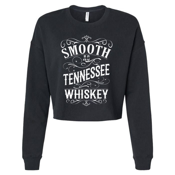 Smooth As Tennessee Whiskey Cropped Pullover Crew