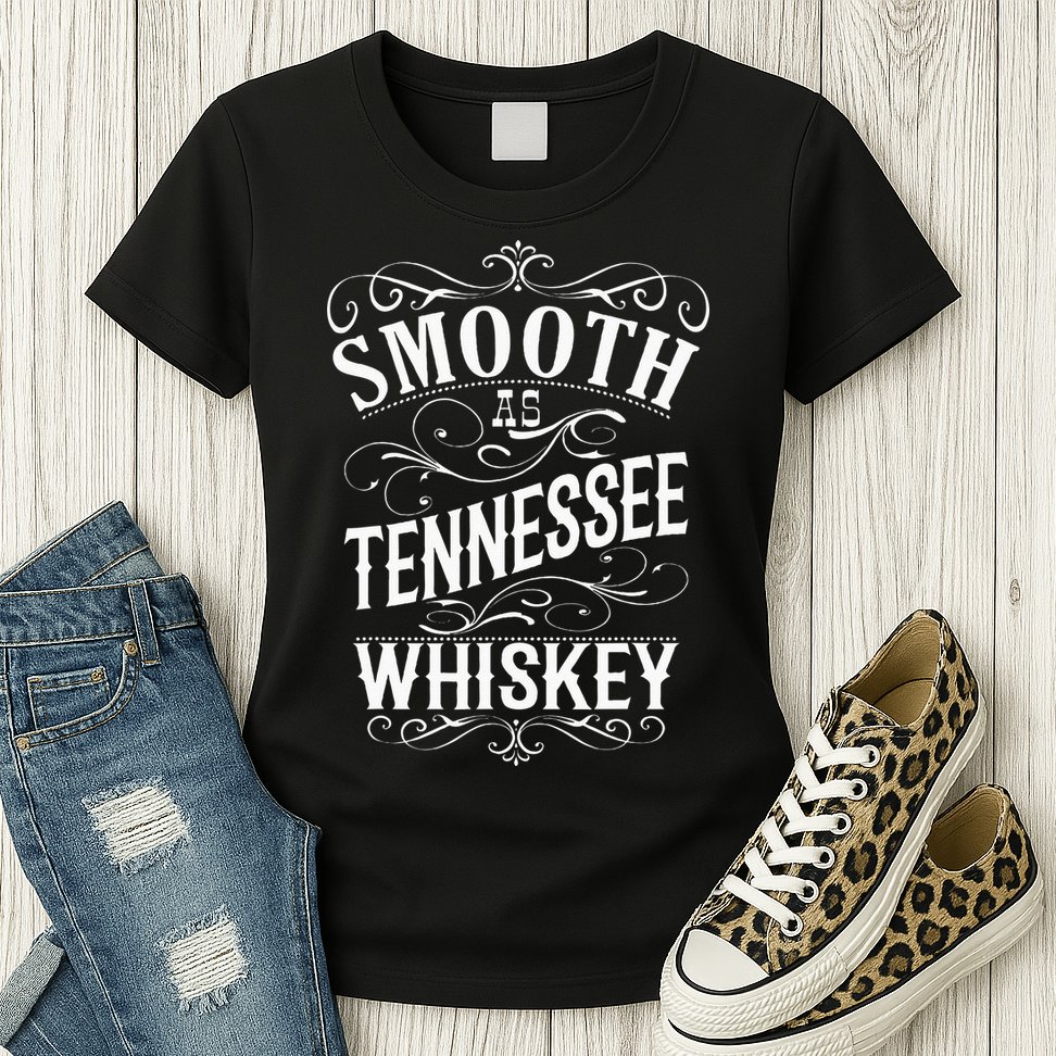 Smooth As Tennessee Whiskey Womens T-Shirt