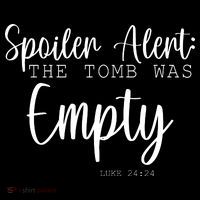 Spoiler Alert The Tomb Was Empty Luke 24:24 7-Panel Snapback Hat