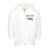 Spoiler Alert The Tomb Was Empty Luke 24:24 Toddler Zip Fleece Hoodie