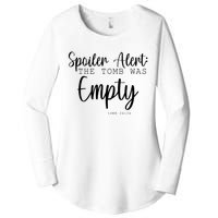 Spoiler Alert The Tomb Was Empty Luke 24:24 Women's Perfect Tri Tunic Long Sleeve Shirt