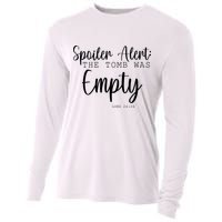 Spoiler Alert The Tomb Was Empty Luke 24:24 Cooling Performance Long Sleeve Crew