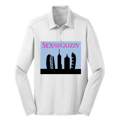 Sex And The Glizzy Silk Touch Performance Long Sleeve Polo