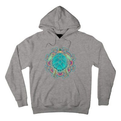 Sea Animal Turtle Lover Polynesian Tattoo Tribal Turtle Tall Hoodie