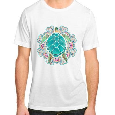 Sea Animal Turtle Lover Polynesian Tattoo Tribal Turtle Adult ChromaSoft Performance T-Shirt