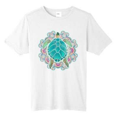 Sea Animal Turtle Lover Polynesian Tattoo Tribal Turtle Tall Fusion ChromaSoft Performance T-Shirt