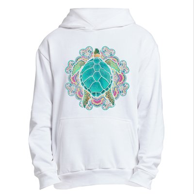 Sea Animal Turtle Lover Polynesian Tattoo Tribal Turtle Urban Pullover Hoodie