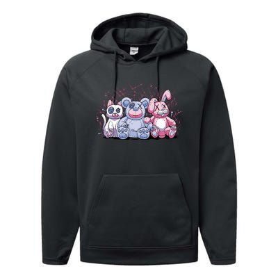 Stuffed Animals Trio Performance Fleece Hoodie