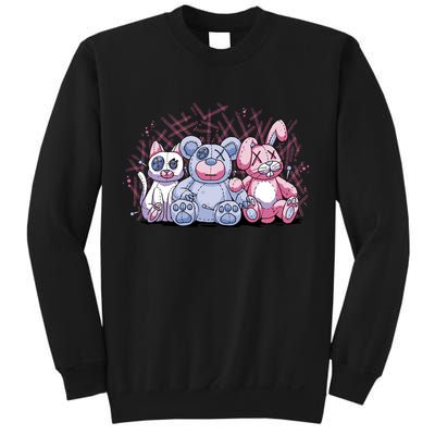 Stuffed Animals Trio Sweatshirt