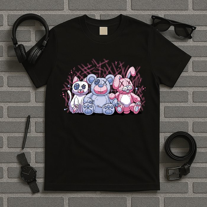 Stuffed Animals Trio T-Shirt