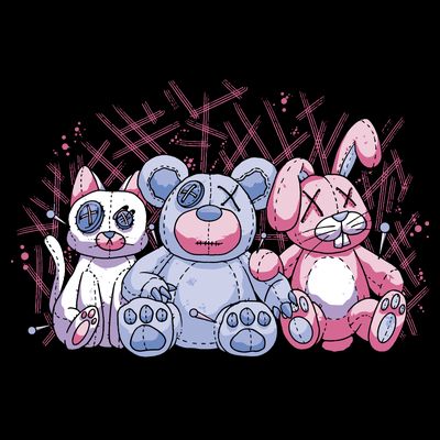 Stuffed Animals Trio T-Shirt