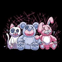 Stuffed Animals Trio T-Shirt