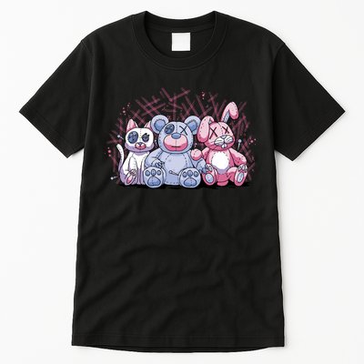 Stuffed Animals Trio Tall T-Shirt