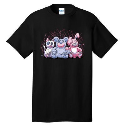 Stuffed Animals Trio Tall T-Shirt