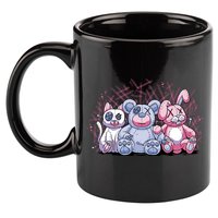 Stuffed Animals Trio 11oz C Handle Ceramic Mug