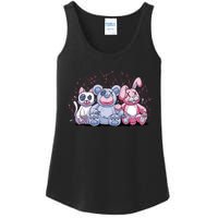 Stuffed Animals Trio Ladies Essential Tank