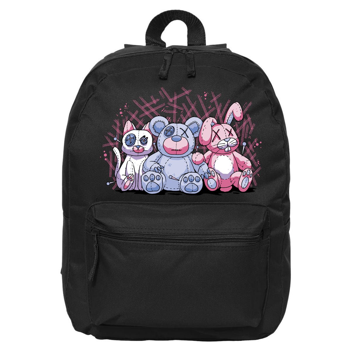 Stuffed Animals Trio 16 in Basic Backpack