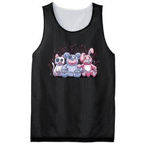 Stuffed Animals Trio Mesh Reversible Basketball Jersey Tank