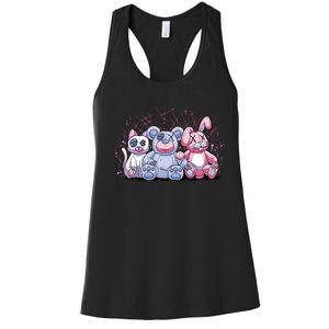 Stuffed Animals Trio Women's Racerback Tank