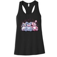 Stuffed Animals Trio Women's Racerback Tank