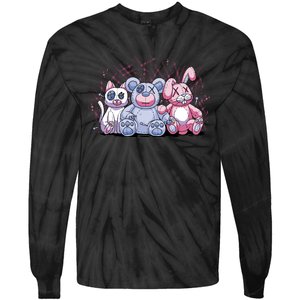 Stuffed Animals Trio Tie-Dye Long Sleeve Shirt