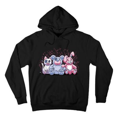 Stuffed Animals Trio Tall Hoodie