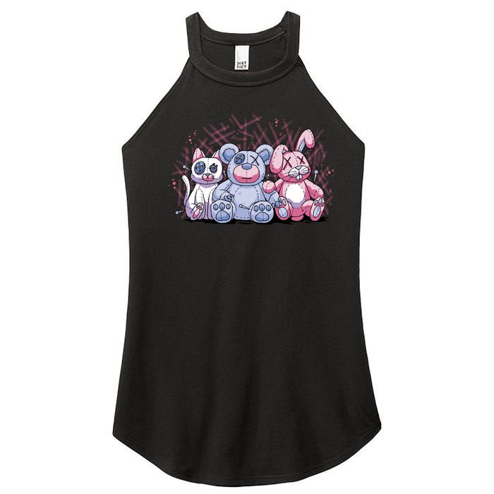 Stuffed Animals Trio Women's Perfect Tri Rocker Tank