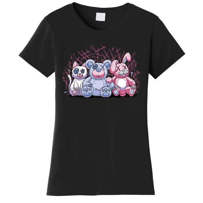 Stuffed Animals Trio Women's T-Shirt