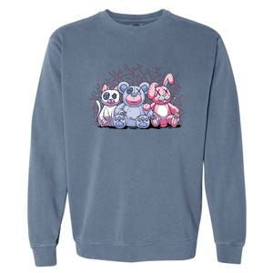 Stuffed Animals Trio Garment-Dyed Sweatshirt