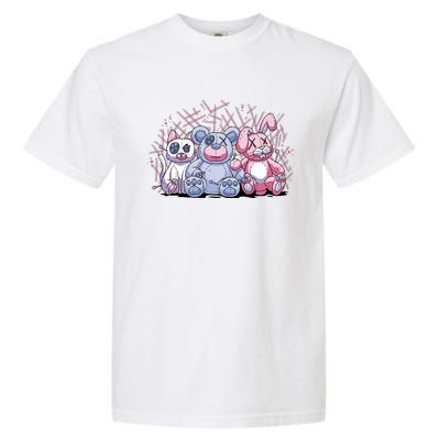 Stuffed Animals Trio Garment-Dyed Heavyweight T-Shirt