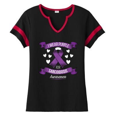 Sarcoidosis Awareness Tee For Sarcoidosis Awareness Month Gift Ladies Halftime Notch Neck Tee