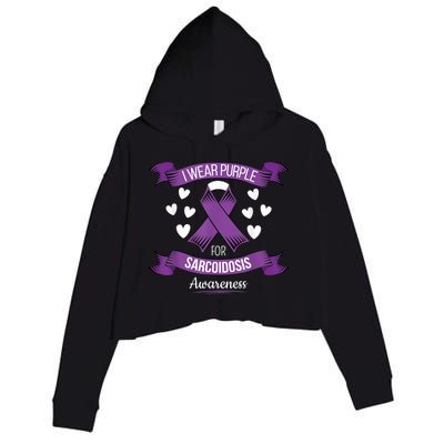 Sarcoidosis Awareness Tee For Sarcoidosis Awareness Month Gift Crop Fleece Hoodie