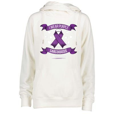 Sarcoidosis Awareness Tee For Sarcoidosis Awareness Month Gift Womens Funnel Neck Pullover Hood