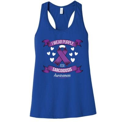 Sarcoidosis Awareness Tee For Sarcoidosis Awareness Month Gift Women's Racerback Tank