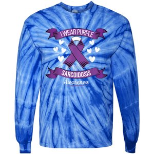 Sarcoidosis Awareness Tee For Sarcoidosis Awareness Month Gift Tie-Dye Long Sleeve Shirt