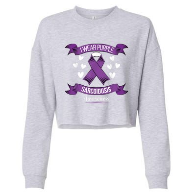 Sarcoidosis Awareness Tee For Sarcoidosis Awareness Month Gift Cropped Pullover Crew