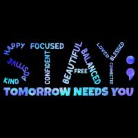 Suicide Awareness Tomorrow Needs You Semicolon Prevention City Backpack