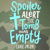 Spoiler Alert Tomb Was Empty Easter Religious Christian Gift Legacy Tie Dye Trucker Hat