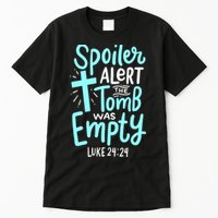 Spoiler Alert Tomb Was Empty Easter Religious Christian Gift Tall T-Shirt