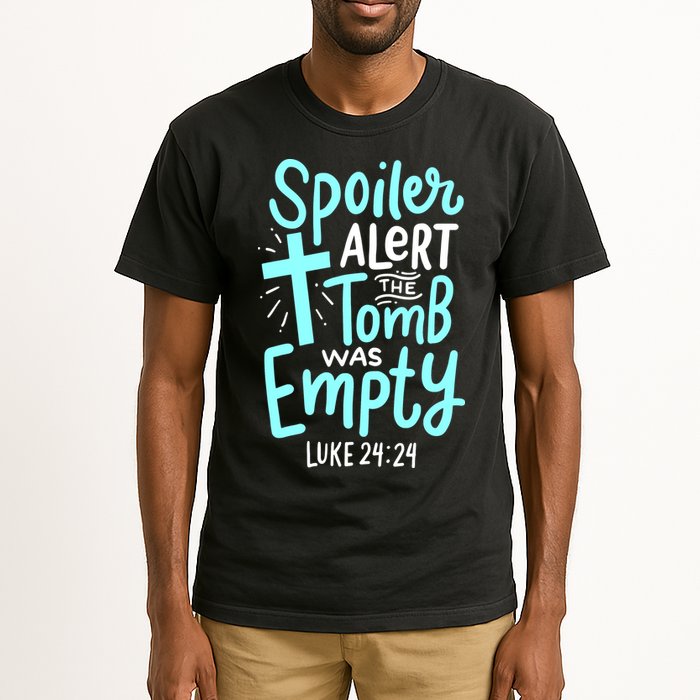 Spoiler Alert Tomb Was Empty Easter Religious Christian Gift Tall T-Shirt