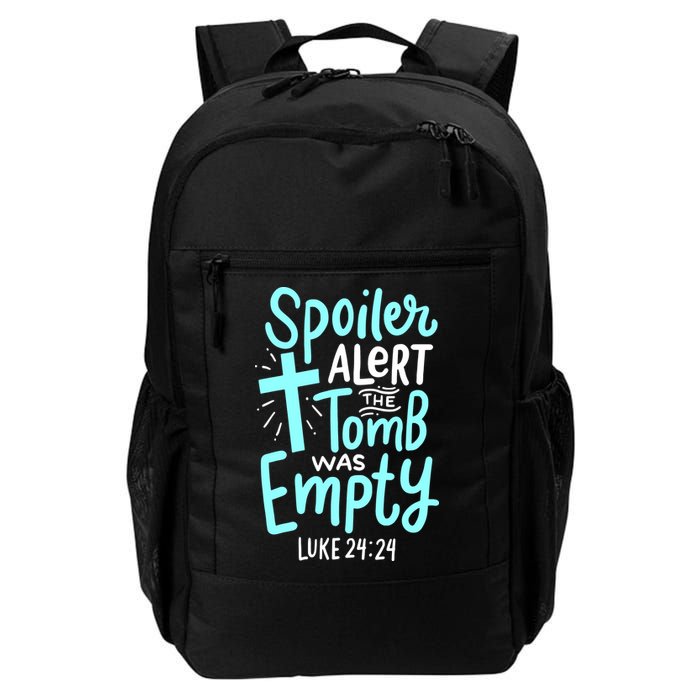 Spoiler Alert Tomb Was Empty Easter Religious Christian Gift Backpack