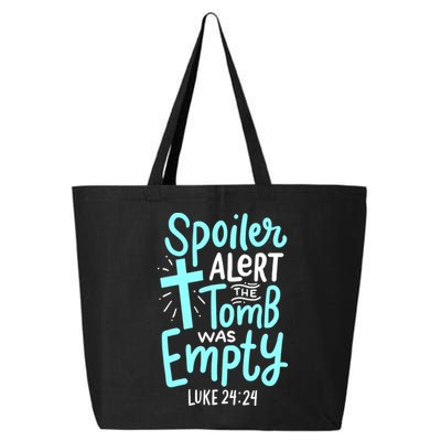 Spoiler Alert Tomb Was Empty Easter Religious Christian Gift 25L Jumbo Tote
