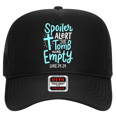 Spoiler Alert Tomb Was Empty Easter Religious Christian Gift Trucker Hat