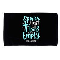 Spoiler Alert Tomb Was Empty Easter Religious Christian Gift Microfiber Hand Towel