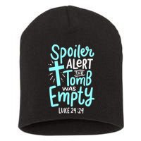 Spoiler Alert Tomb Was Empty Easter Religious Christian Gift Short Acrylic Beanie